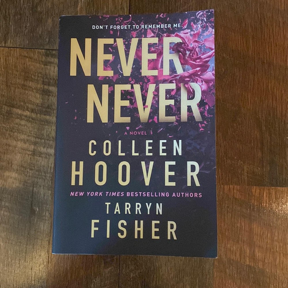 'Never Never' Book - Black and Purple Cover